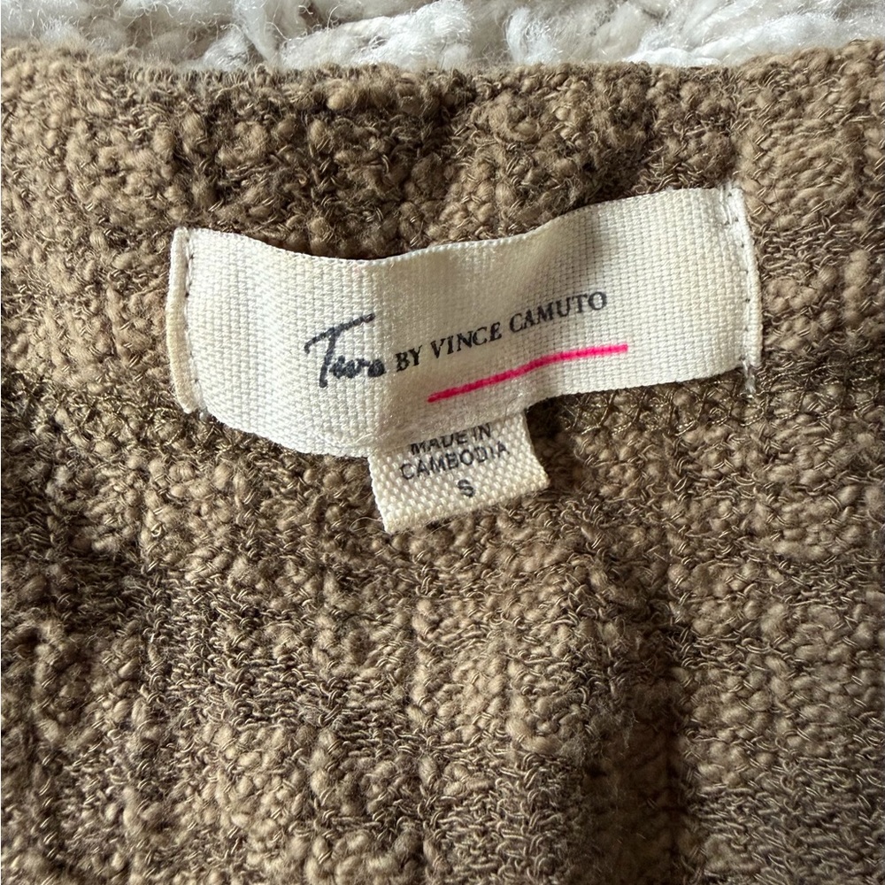 Vince Camuto Button-Up Knit Cardigan in Brown - Picture 4 of 4